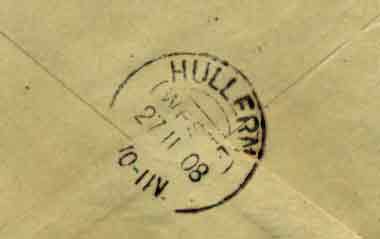 Poststempel vom 27.11.1908