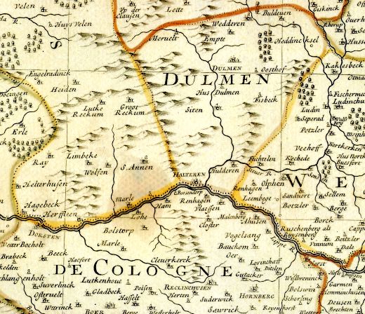 Karte 1692