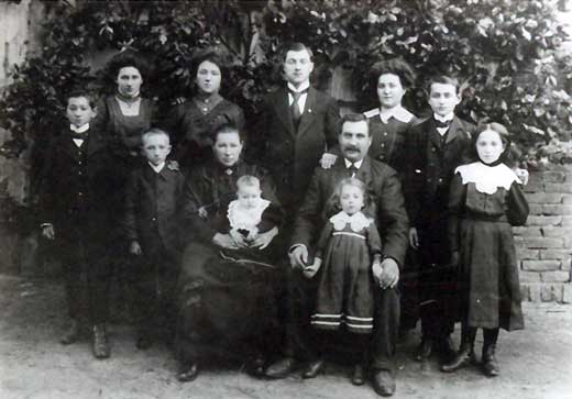 Familie Heinrich Kruse 1912