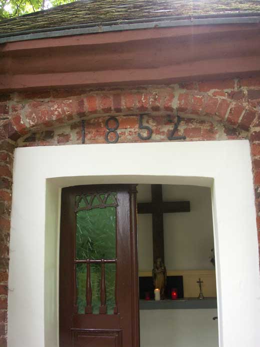Streylsche Kapelle - geöffnete Tür
